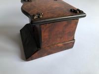 Antique Walnut Veneer Vesta Box with Striker (4 of 8) Antique Walnut Veneer Vesta Box with Striker (4 of 8)