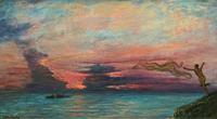 'The Last Throw' Original Signed 1972 Vintage Seascape Oil On Board Painting' (2 of 13) 'The Last Throw' Original Signed 1972 Vintage Seascape Oil On Board Painting' (2 of 13)