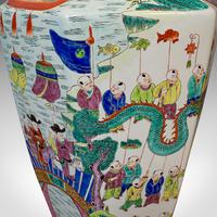 Very Large Pair, Antique Decorative Vases, Oriental, Ceramic, Urn c.1900 (2 of 12) Very Large Pair, Antique Decorative Vases, Oriental, Ceramic, Urn c.1900 (2 of 12)