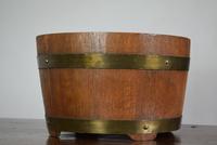 Coopered Oak Log Bin with Brass Banding (6 of 10) Coopered Oak Log Bin with Brass Banding (6 of 10)