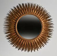 Superb Large Mid 20th Century French Giltwood Sunburst Mirror (3 of 4) Superb Large Mid 20th Century French Giltwood Sunburst Mirror (3 of 4)