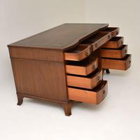 Antique Mahogany Leather Top Pedestal Desk (5 of 11) Antique Mahogany Leather Top Pedestal Desk (5 of 11)