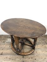 Unusual Antique Oak Oval Top Table (9 of 12) Unusual Antique Oak Oval Top Table (9 of 12)