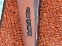Antique Sterling Silver Hallmarked Cased 5 Spoons & Sugar Tongs 1906 Sheffield W S Savage & Co (8 of 12) Antique Sterling Silver Hallmarked Cased 5 Spoons & Sugar Tongs 1906 Sheffield W S Savage & Co (8 of 12)