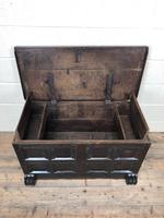 Antique Rare 17th Century Oak Coffer with Block Paw Feet (M-716) (7 of 16) Antique Rare 17th Century Oak Coffer with Block Paw Feet (M-716) (7 of 16)