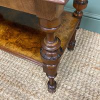 Small Figured Walnut Victorian Antique Coffee Table (4 of 5) Small Figured Walnut Victorian Antique Coffee Table (4 of 5)