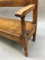19th Century Childrens Oak Hall Bench (5 of 9) 19th Century Childrens Oak Hall Bench (5 of 9)
