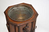 Antique Oak Barley Twist Jardiniere Planter Stand (7 of 8) Antique Oak Barley Twist Jardiniere Planter Stand (7 of 8)