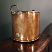 Antique Copper Coal Bucket of Oval Form with Handles (3 of 7) Antique Copper Coal Bucket of Oval Form with Handles (3 of 7)