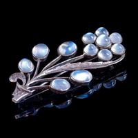 Antique Victorian Moonstone Spray Flower Brooch Silver c.1900 (4 of 5) Antique Victorian Moonstone Spray Flower Brooch Silver c.1900 (4 of 5)