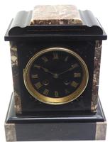 Antique French Slate & Marble Mantel Clock striking 8 day Mantle Clock (3 of 8) Antique French Slate & Marble Mantel Clock striking 8 day Mantle Clock (3 of 8)