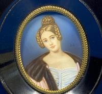 1920s Signed Ebonised Painted Miniature Frame (9 of 10) 1920s Signed Ebonised Painted Miniature Frame (9 of 10)