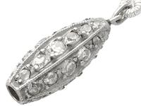 Single Strand Natural Pearl Necklace with 0.30ct Diamond Set Clasp c.1930 (3 of 12) Single Strand Natural Pearl Necklace with 0.30ct Diamond Set Clasp c.1930 (3 of 12)