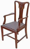 Set of 8 Inlaid Mahogany Dining Chairs Art Nouveau c.1910 (3 of 10) Set of 8 Inlaid Mahogany Dining Chairs Art Nouveau c.1910 (3 of 10)