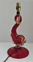 Vintage Italian Venetian Murano Glass Dolphin Lamp, Rewired c.1950 (3 of 9) Vintage Italian Venetian Murano Glass Dolphin Lamp, Rewired c.1950 (3 of 9)