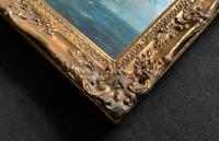 Original Seascape Oil Painting of 18th Century Tall-Masted Ship on the High Seas (10 of 12) Original Seascape Oil Painting of 18th Century Tall-Masted Ship on the High Seas (10 of 12)