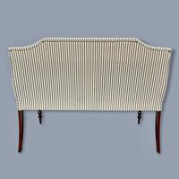 Buttoned Ticking Stripe Sofa & Footstool (2 of 11) Buttoned Ticking Stripe Sofa & Footstool (2 of 11)