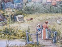 Pair of Watercolours Cottages in Kent Listed Artist Will Anderson (8 of 10) Pair of Watercolours Cottages in Kent Listed Artist Will Anderson (8 of 10)
