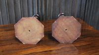 Pair of 19th Century Wooden Candlesticks (4 of 4) Pair of 19th Century Wooden Candlesticks (4 of 4)