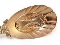 Ornate Boxed Pair of Victorian Silver Plated Partial Gilt Serving Spoons (3 of 8) Ornate Boxed Pair of Victorian Silver Plated Partial Gilt Serving Spoons (3 of 8)