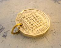 Vintage Pocket Watch Chain Fob 1966 Queen Elizabeth Threepenny 3d Coin Fob (5 of 7) Vintage Pocket Watch Chain Fob 1966 Queen Elizabeth Threepenny 3d Coin Fob (5 of 7)