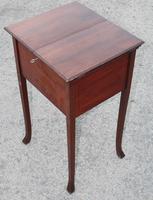 1900s Mahogany Sewing Cabinet Table (3 of 4) 1900s Mahogany Sewing Cabinet Table (3 of 4)