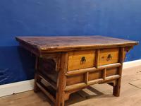 Chinese 19th Century Elm Altar Prayer Coffee Table 'Qing Dynasty' (6 of 8) Chinese 19th Century Elm Altar Prayer Coffee Table 'Qing Dynasty' (6 of 8)
