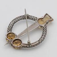 Vintage Scottish Silver & Cairngorm Citrine Brooch (2 of 3) Vintage Scottish Silver & Cairngorm Citrine Brooch (2 of 3)