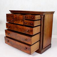 Scotch Chest of Drawers Flamed Mahogany 19th Century (11 of 11) Scotch Chest of Drawers Flamed Mahogany 19th Century (11 of 11)