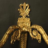 French Pair of Gilded Bronze Twin Arm Antique Wall Lights (3 of 10) French Pair of Gilded Bronze Twin Arm Antique Wall Lights (3 of 10)
