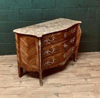Beautiful French Louis XVI Style Tulip wood marble top commode (5 of 12) Beautiful French Louis XVI Style Tulip wood marble top commode (5 of 12)