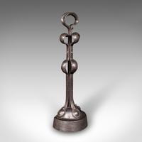 Antique Arts & Crafts Door Stop, English, Wrought Iron, After Liberty c.1900