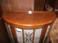 Bow Front Walnut Display Cabinet (2 of 3) Bow Front Walnut Display Cabinet (2 of 3)