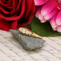 The Antique 1910 Edwardian Old European Cut Five Diamond Ring (4 of 4) The Antique 1910 Edwardian Old European Cut Five Diamond Ring (4 of 4)