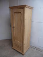 Fantastic Thin Antique Pine 1 Door Child's Wardrobe / Cupboard to wax / paint (6 of 8) Fantastic Thin Antique Pine 1 Door Child's Wardrobe / Cupboard to wax / paint (6 of 8)