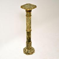 Antique Neo-Classical Alabaster Pedestal Column (2 of 9) Antique Neo-Classical Alabaster Pedestal Column (2 of 9)