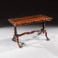 Mid 19th Century Shaped Rosewood Coffee Table Mid 19th Century Shaped Rosewood Coffee Table