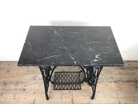 Antique Singer Sewing Machine Table with Marble Top (2 of 8) Antique Singer Sewing Machine Table with Marble Top (2 of 8)