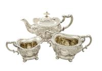 Antique Edwardian Sterling Silver 3 Piece Bachelor Tea Set 1903 (5 of 10) Antique Edwardian Sterling Silver 3 Piece Bachelor Tea Set 1903 (5 of 10)