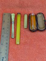 Antique 9ct Gold Hallmarked Amber Cheroot Holder 1904 HF & Others (7 of 9) Antique 9ct Gold Hallmarked Amber Cheroot Holder 1904 HF & Others (7 of 9)