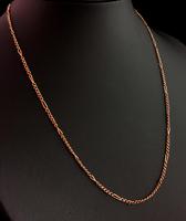 Antique 9ct Gold Figaro Link Chain Necklace (6 of 8) Antique 9ct Gold Figaro Link Chain Necklace (6 of 8)