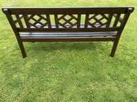 Large 3 Seater Vintage 20th Century Colonial Style Teak Garden Bench (17 of 33) Large 3 Seater Vintage 20th Century Colonial Style Teak Garden Bench (17 of 33)