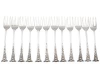 Sterling Silver Hors D'oeuvre Forks - Antique Victorian 1891 (2 of 12) Sterling Silver Hors D'oeuvre Forks - Antique Victorian 1891 (2 of 12)