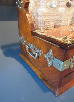 Stunning Antique Burr Walnut Tantalus & Games Box (8 of 9) Stunning Antique Burr Walnut Tantalus & Games Box (8 of 9)