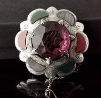 Victorian Scottish Agate & Amethyst Brooch, Sterling Silver (6 of 11) Victorian Scottish Agate & Amethyst Brooch, Sterling Silver (6 of 11)