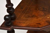 Antique Victorian Walnut Inlaid Corner Whatnot (13 of 15) Antique Victorian Walnut Inlaid Corner Whatnot (13 of 15)