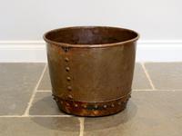 Late 19th Century Riveted Copper Log Bin (3 of 6) Late 19th Century Riveted Copper Log Bin (3 of 6)