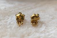 9ct Gold Turquoise & Pearl Cluster Earrings (4 of 5) 9ct Gold Turquoise & Pearl Cluster Earrings (4 of 5)