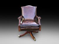 A Very Elegant Georgian Style Revolving Desk Chair (4 of 4) A Very Elegant Georgian Style Revolving Desk Chair (4 of 4)