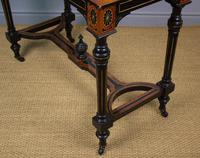 Outstanding Aesthetic Ebonised Burr Walnut Table c.1870 (10 of 10) Outstanding Aesthetic Ebonised Burr Walnut Table c.1870 (10 of 10)